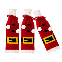 Christmas Celebration 3pc Knits Snowflake Wine-Belt style