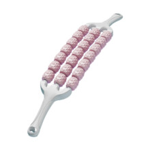 Body Massage Roller Stick For Fitness And Office Use Pink Portable Handheld Muscle Recovery Massager Compact Size