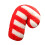 Chriatmas hrow Pillow Colored Candy Cane,-candy cane red 1