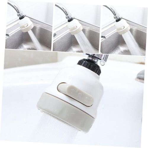 Adjustable Faucet Sprinkler Water Saving Shower Head Filter Diffuser Compatible With Kitchen Sink And Bathroom Tap 1
