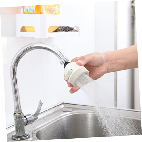 Adjustable Faucet Sprinkler Water Saving Shower Head Filter Diffuser Compatible With Kitchen Sink And Bathroom Tap 2