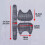 Grids Template Set With Guide For Homem Bag Making-21 black 4