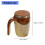 Automatic Stirring Coffee Mug Stainless Steels Travel-brown 5