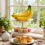 Modèle de fruit de simulation de banane artificielle pour 4