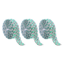 Selfs Adhesive Rhinestones Ribbons Rhinestones-Light Green
