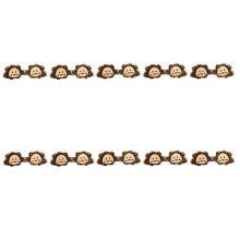 Reusable Metal Belt Buckles Adjuster Clothing Reducer-brown