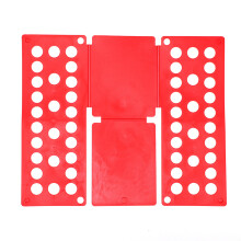 Adjustable Laundry Folding Aid Garment Organiser Folding-Red
