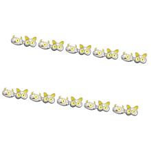 10Pcs Cartoon Waist Tighteners Waistband Adjuster for-yellow