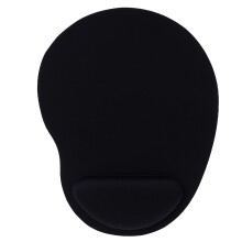 Gaming Mouse Mat with Wrist Rest Easy Typing & Pain-Black