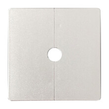 Wall Split Flange Square Escutcheon Plate for Home,-Silver 12mm