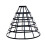 Petticoat Cage Crinoline Wedding-Two white circles 55 7