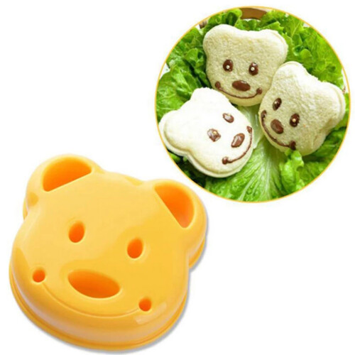 Cute Bear Bread Biscuits Embossed Device Cake Mold Cutter Gift 1