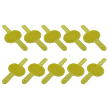 Pack of 10 Cats Itch Relief Silicone Brush Dry Wet-Yellow