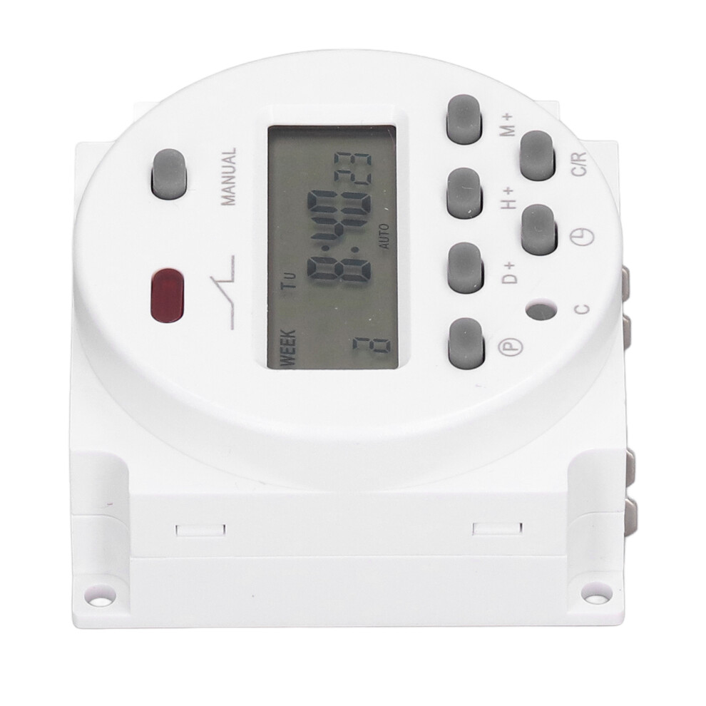 Programmable Electronic Timer Relay 16 On/Off 220V Lcd Display 9451357708759