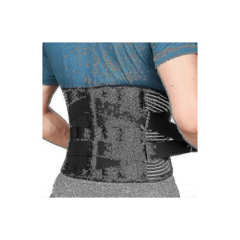 Kikidex (As Show, M) Medical Back Lumbar Support Belt Waist Orthopedic Brace Posture Men Women Corset Spine Decompression