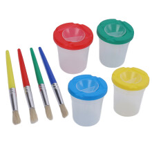 Paint Mixing Cup Set, 4 pcs, Multi Colors, Spill Proof, Art & Painting