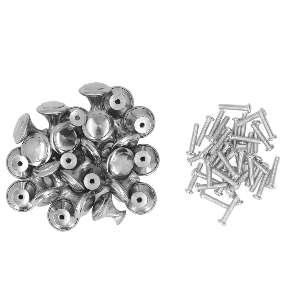 40Pcs Zinc Alloy Round Cabinet Knobs, Rustproof, Easy Install, 32Mm 9321357711281