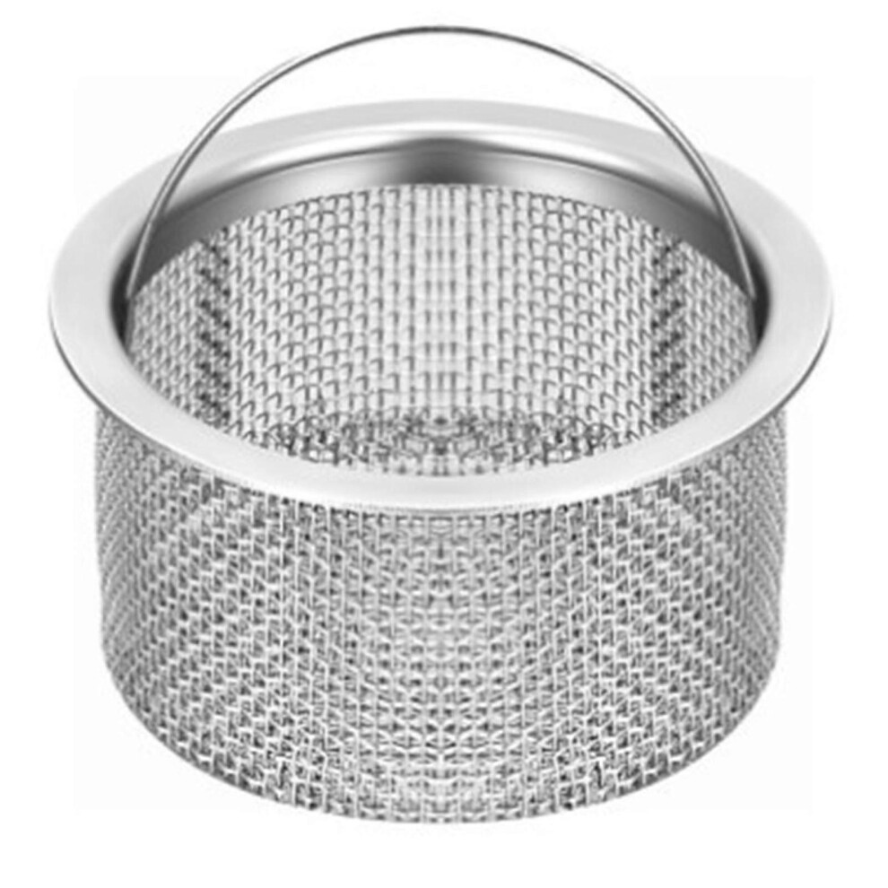Kikidex (As Show, One Size) Universal Sink Strainer Stainless Steel Drain Filter Replacement With Handle