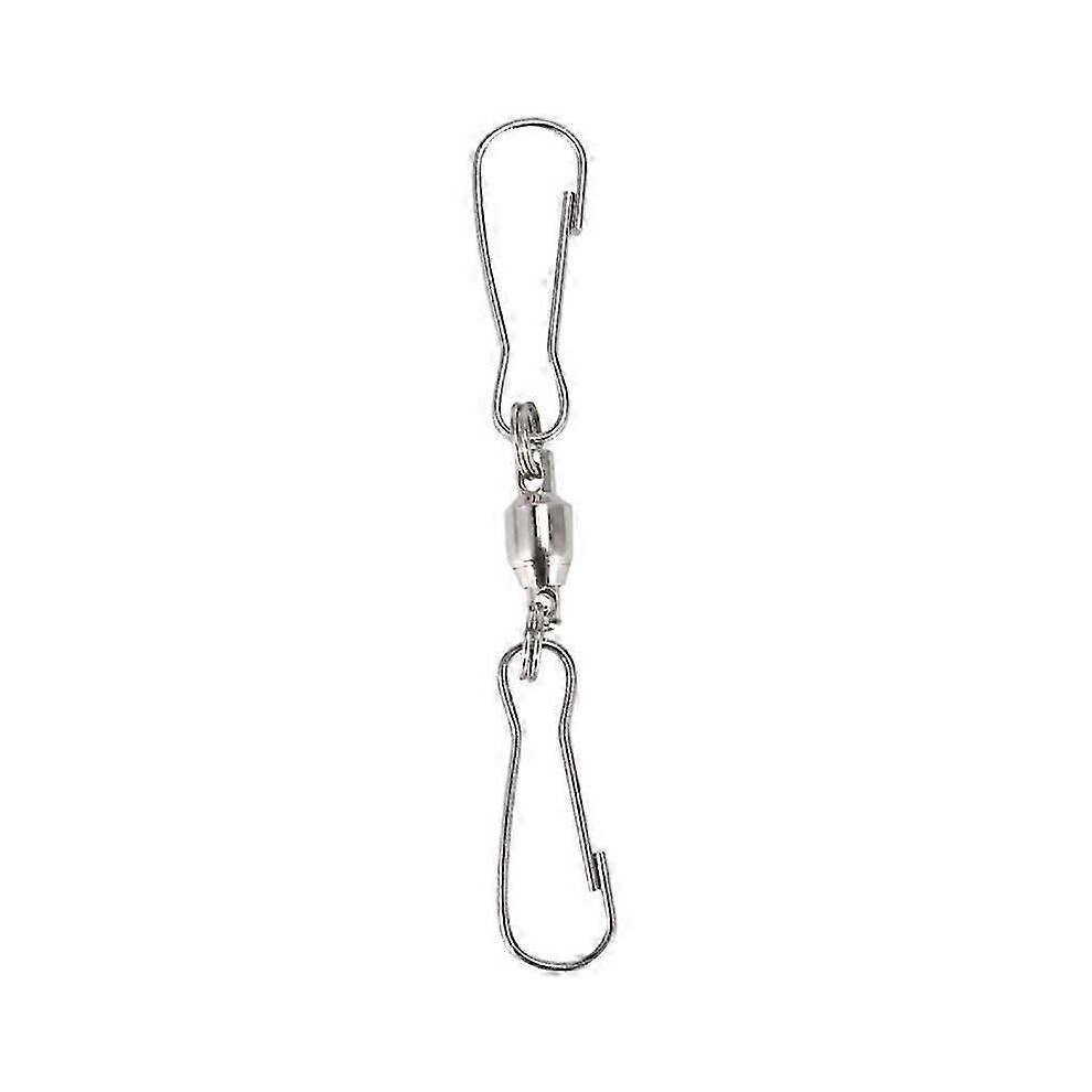 Kikidex (As Show, One Size) 8 Pack Spinning Double Clip Swivel Hooks For Wind Spinners, Windsock, Bird Feeders, Wind Chimes Cry