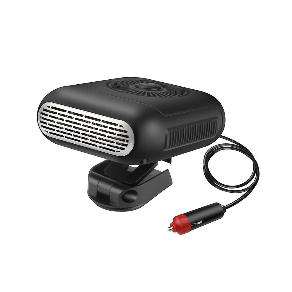 Kikidex (As Show, One Size) Car Heater - 12V Car Defrost Heater Portable 12.5Cm Black