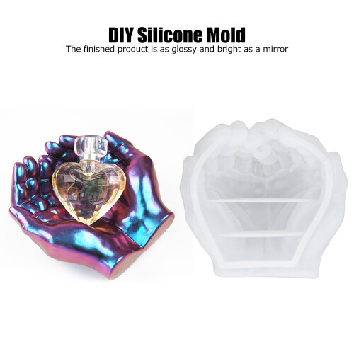 Eco Friendly Silicone Resin Mold Hand Shape Non-Toxic Durable Multi-Purpose 2