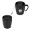 Tazza da caffè 330 ml nera 9,610,3 cm con manico portatile 12