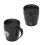 Tazza da caffè 330 ml nera 9,610,3 cm con manico portatile 4