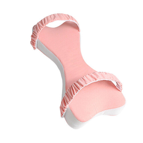 Multipurpose Memory Foam Knee Pillow Breathable Cotton-Pink