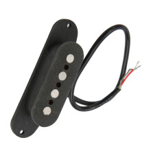 4-Saitiger Metall-Einzelspule E-Gitarren-Bass-Pickup Ersatz Schwarz