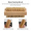 Durable Maple Double-Sided Brush for Guitar Bass & String Instruments 5