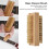Durable Maple Double-Sided Brush for Guitar Bass & String Instruments 8
