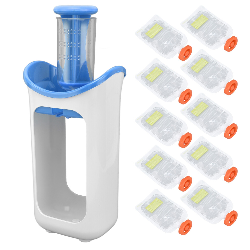 Easy Clean Blue Baby Food Blender - Efficient Puree Maker for Healthy Meals