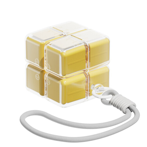Magnetischer Pellet-Organizer, würfelförmiger-Gelb