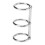 Shiny Silver 3 Hole Binder Rings for 100 Sheets Reusable Loose Leaf Binding 6