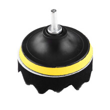 10 Stück Auto-Polierschwämme & Wollpads Set 3"-7" mit Bohrmaschinenadapter