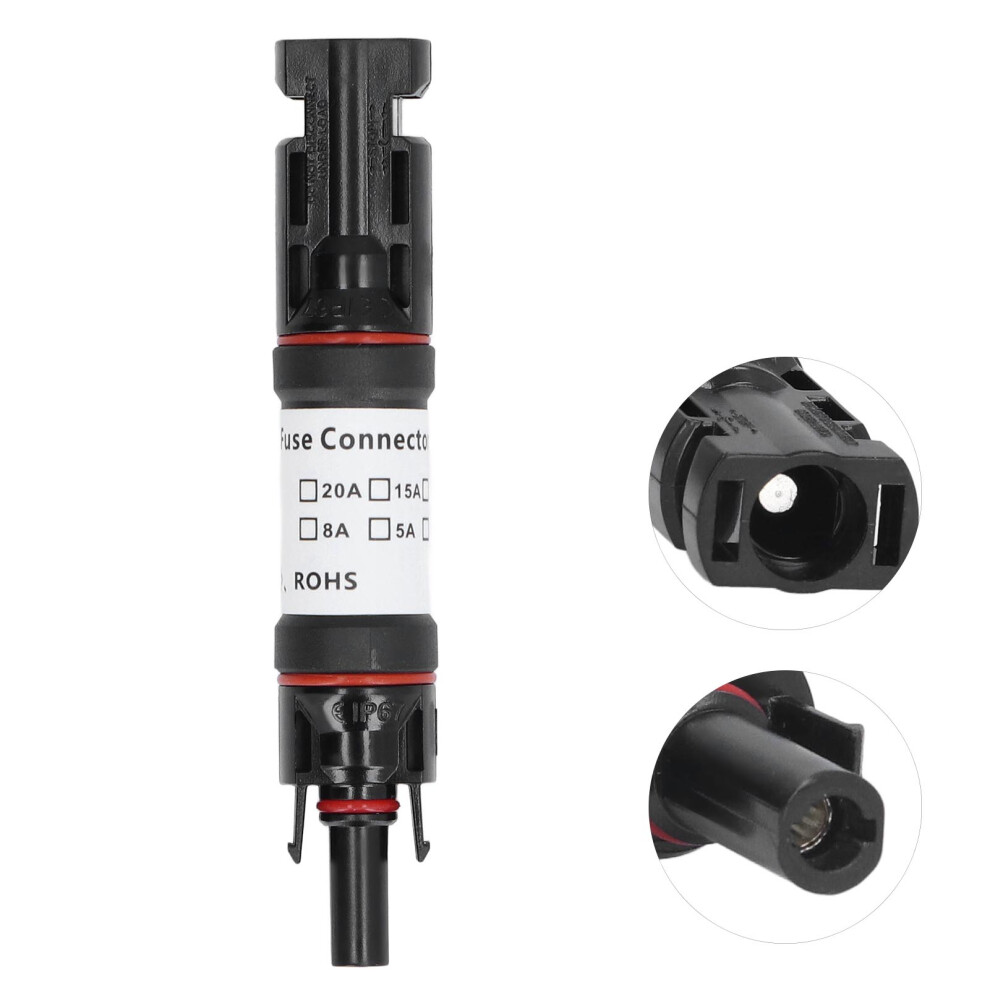 Solar Pv Fuse Holder Ppo Brass Connector Dc 1000V 5A Self Locking System 9481357715808