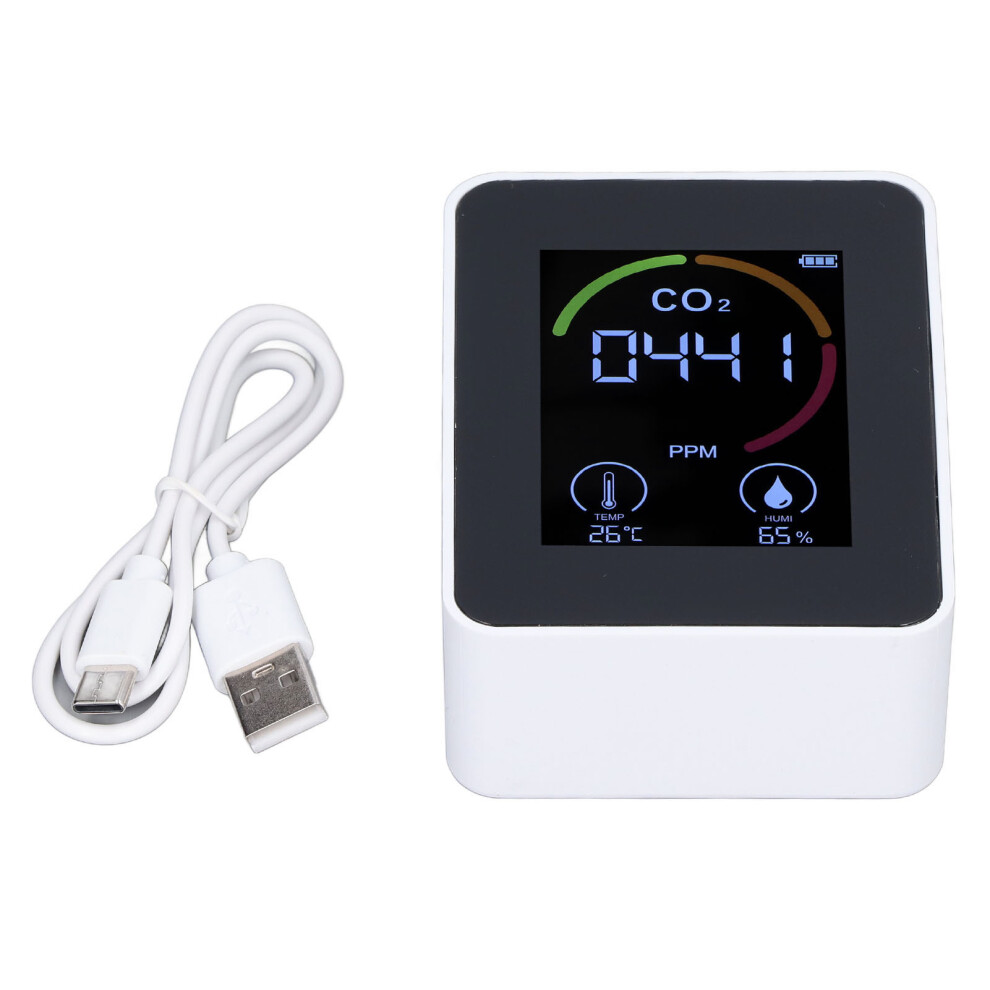 Digital CO2 & Air Quality Monitor 9x7x3.5cm, Temp & Humidity Tester