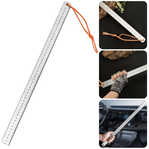 Car Mounted Defense Ruler Measurement Tool Straight Edges-3MM 2