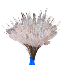 100pcs Oval Fishing Peg Oval Bobber Stopper-Transparent spots