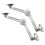 2Pieces Adjustable Tension Soft Closing Hinges for Toy Box 1