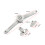 2Pieces Adjustable Tension Soft Closing Hinges for Toy Box 3