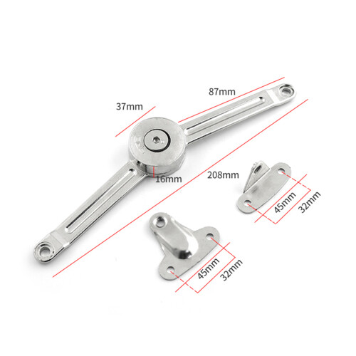 2Pieces Adjustable Tension Soft Closing Hinges for Toy Box 2