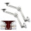 2Pieces Adjustable Tension Soft Closing Hinges for Toy Box 2