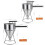 Batter Dispenser Pancakes and Waffles Making Tool- 1200ml 2