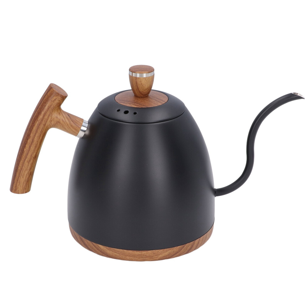Stainless Steel Electric Coffee Kettle, 800ml, 1350W, Wood Grain-image-OPC-PMQ6J5W-NEW