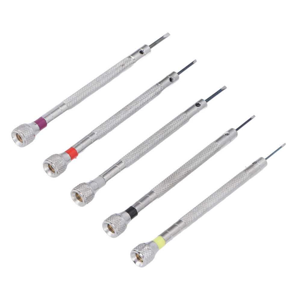 Professional 5pcs Steel Watch Screwdriver Set Various Sizes Repair Tool Kit-image-OPC-PMQ6J72-NEW