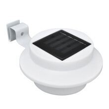 Waterproof Solar Gutter Lights - 3 LEDs, 12x6cm, White
