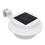 Waterproof Solar Gutter Lights - 3 LEDs, 12x6cm, White 1