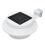 Waterproof Solar Gutter Lights - 3 LEDs, 12x6cm, White 14