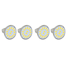 Bombilla LED MR11 de luz blanca cálida, 5 W, 500 lm, 15 LED, para interiores y jardín AU